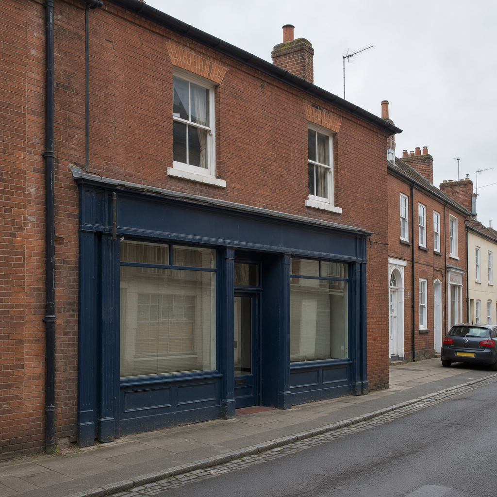 Exterior of the G.A.G Group Ltd shopfront on Bridge Street, Kington